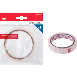 MP κολλητική ταινία PA505, 24mm x 50m, διάφανη