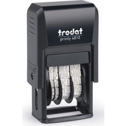 trodat Ημερολογιακή Σφραγίδα Printy 4850/L1 ,Eingegangen με μαξιλάρι μπλε/κόκκινο