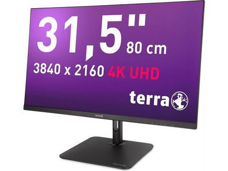 Terra 3295W PV 31,5" 4K (3840x2160) Οθόνη TN 60Hz 5ms HDMI DisplayPort USB-C VGA RJ45 Μαύρο