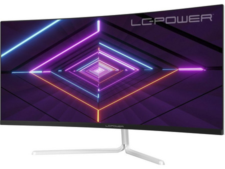 LC-Power LC-M34-UWQHD-100-C-V3 Ultrawide VA Curved Gaming Monitor 34" 3440x1440 QHD 100Hz 4ms