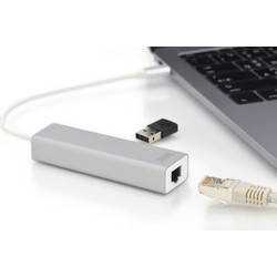 Digitus DA-70255 USB Hub 3.0 USB-C με 4 Θύρες USB-A / Ethernet
