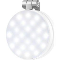 XO SS35 WHITE Πολυμορφικό φως για λήψη φωτογραφιών, με ενσωματωμένο καθρέφτη, σε λευκό χρώμα