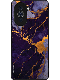 Sonique Marble Series Θήκη Purple (Huawei Nova 10)