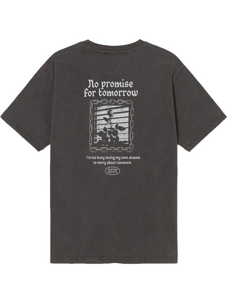 Kaotiko No Promise For Tomorrow Washed Black T-Shirt AT083-01-G002