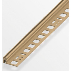 Βάση Στήριξης Προφίλ Πατωμάτων Clipstech PVC 16mm x 30mm ΚΑΡΑΜΕΛ (ΜΕΛΙ) 1mtr
