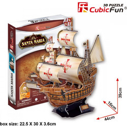 Puzzle CubicFun Santa Maria 3D 113 Κομμάτια