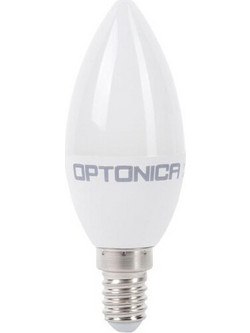 OPTONICA LED λάμπα candle C37 1428, 8W, 6000K, 710lm, E14