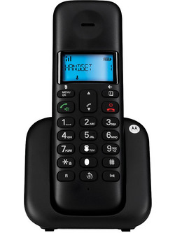Motorola T301 Ασύρματο Τηλέφωνο με Ανοιχτή Ακρόαση Μαύρο