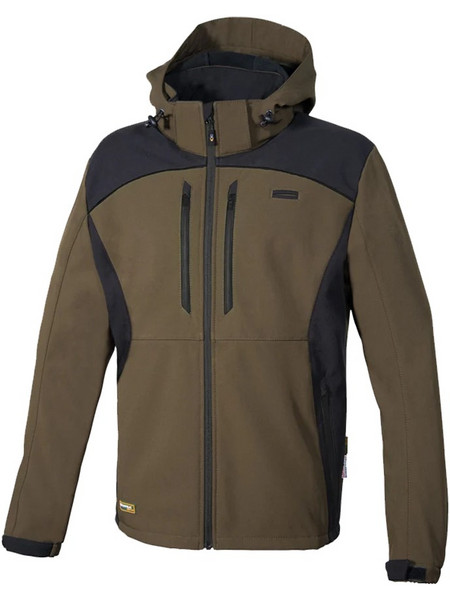Τεχνικό Μπουφάν Klarbo Softshell Cofra Λαδί/Μαύρο