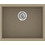 Sanitec Classic 341 Ένθετος Νεροχύτης Γρανίτη Ματ Granite Taupe 40x50cm