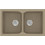Sanitec Classic 322 Επικαθήμενος Νεροχύτης Γρανίτη Ματ Granite Taupe 81x50cm