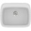 Sanitec Classic 313 Επικαθήμενος Νεροχύτης Γρανίτη Ματ White 58x50cm