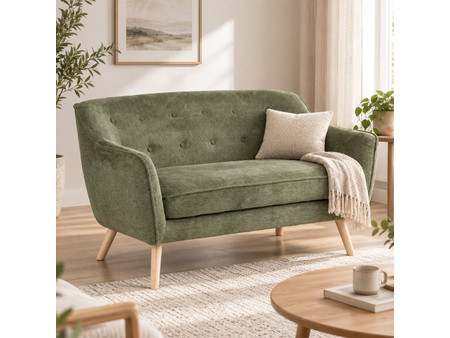 Διθέσιος Καναπές (132x72x77) Spitishop Valencia Green