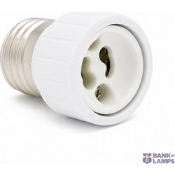 Lamp Holder Adapter E27-GU10 White