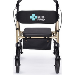 Four-Wheel Walker Marsylia REHAFUND RF-617/Zl, Gold RF-617/ZL