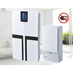 KAL Electronics Ασύρματο Κουδούνι Πόρτας Λευκό (Χωρίς Μπαταρία)