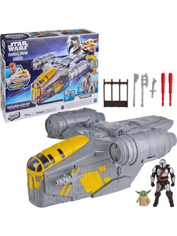 Hasbro Star Wars Actionverse Mandalorian Razor Crest Playset Φιγούρες Δράσης G2841