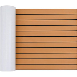 vidaXL Ματ Σκάφους Ριγέ Καφέ και Μαύρο 240 x 60 cm EVA