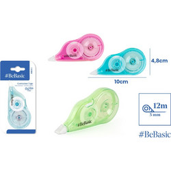 Διορθωτική Ταινία 5mm x 12m BLISTER BeBasic Roller S063-1
