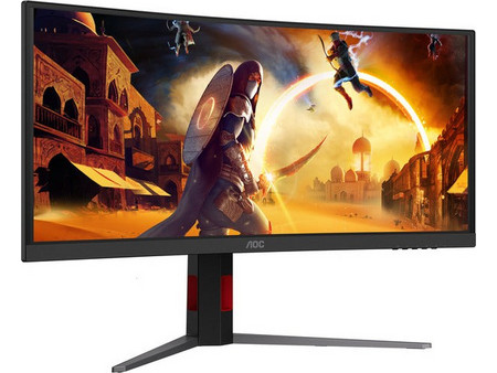 AOC CU34G4ZCA Ultrawide VA HDR Curved Gaming Monitor 34" 3440x1440 (UWQHD 3.4Κ) 250Hz 1ms