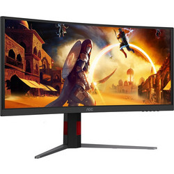 AOC CU34G4ZCA Ultrawide VA HDR Curved Gaming Monitor 34" 3440x1440 (UWQHD 3.4Κ) 250Hz 1ms