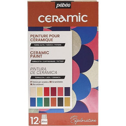 ΣΕΤ ΧΡΩΜΑΤΑ ΓΙΑ ΚΕΡΑΜΙΚΑ 12X20ML PEBEO CERAMIC