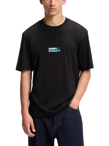 HUGO MEN T-SHIRT NOROSTEE LOGO PRINT