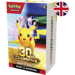 English Pokemon 30 Anniversary Booster Bundle Card came
