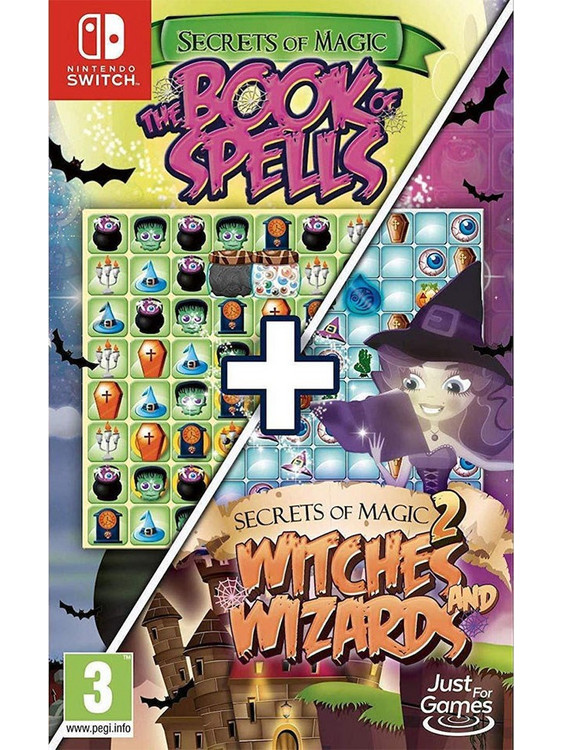 Secrets Of Magic The Book Of Spells & Secrets Of Magic 2 Witches And Wizards Nintendo Switch