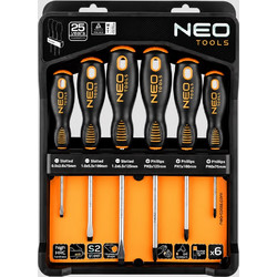 NEO TOOLS screwdriver set, 6 pcs