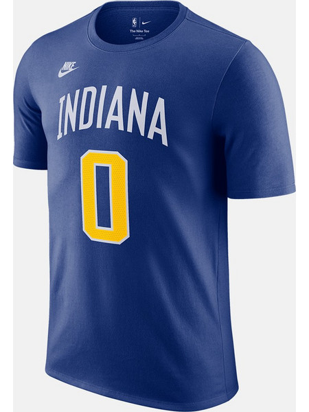 Nike NBA Essential Hardwood Classics Ανδρικό T-Shirt IU2386-495 RUSH BLUE/(HALIBURTON TYRE)