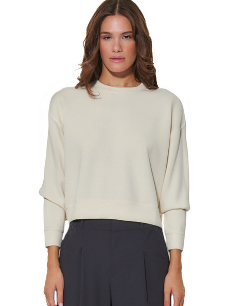 Body Action Γυναικεία Crop Modal Μπλούζα Εκρού - Season: FW26