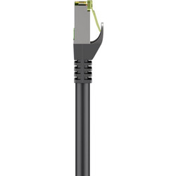 Goobay S/FTP Cat.8.1 Καλώδιο Δικτύου Ethernet 0.25m Black