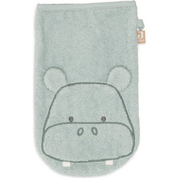 Jollein Washcloth Terry - Animals - Hippo Happy / One Size 336-597-68235