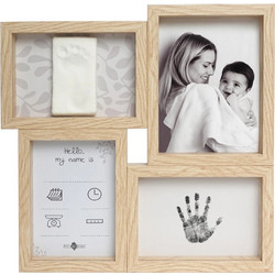 Petit Artichaut Puzzle Frame Πολυκορνίζα Ενθύμιο με Αποτυπώματα Ivy Grey