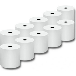 Qoltec Θερμική Χαρτοταινία Ταμειακής Π80xΔ80mm 55gr/m 10τμχ 51892