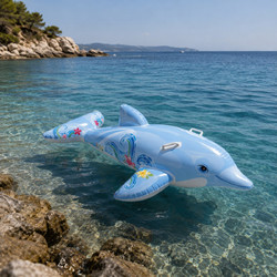 ΦΟΥΣΚΩΤΆ & ΣΤΡΏΜΑΤΑ ΘΑΛΆΣΣΗΣ DOLPHIN RIDE-ON 175CM I03400500