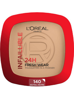 L'Oreal Paris Infaillible 24H Fresh Wear In A Powder 140 Gold Beige Compact Foundation 9gr