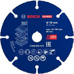 BOSCH EXPERT MULTI MATERIAL 2608902373 ΔΙΣΚΟΣ ΚΟΠΗΣ ΚΑΡΒΙΔΙΟΥ 76x10mm ΓΙΑ ΞΥΛΟ, ΠΛΑΣΤΙΚΟ & ΠΟΛΛΑΠΛΑ ΥΛΙΚΑ