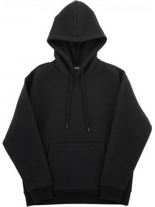 Vevor Ανδρικό Φούτερ Fleece με Κουκούλα & Τσέπες Μαύρο