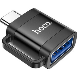 Adapter OTG USB C to USB A Hoco 3A UA31C black