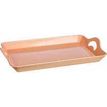 Δίσκος Πλαστικος Σομόν 42X30cm - Σετ 3τμχ