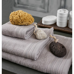 Πετσέτα Μονόχρωμη New Cotton Series Light Grey