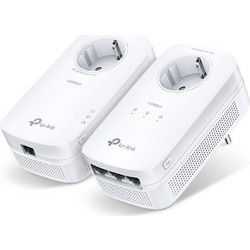TP-Link TL-PA8033PKIT Powerline Διπλό Kit για Ενσύρματη Σύνδεση με 3 Θύρες Ethernet & Passthrough Πρίζα