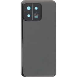 Xiaomi 13 - Battery Door + Battery Door Adhesive + Back Camera Lens and Bezel Black OEM
