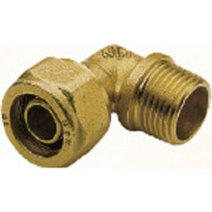 Γωνία αρσενική NTM πλαστικής (PEX) Φ 18Χ2,0Χ1/2" - NTM