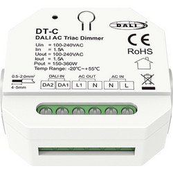 ΜΕΤΑΤΡΟΠΕΑΣ DALI ΣΕ DIMMER TRIAC, 100-240V DC, ΕΩΣ 360W, ΓΙΑ DIMMABLE ΦΩΤΙΣΜΟ, IP20, 5 ΕΤΗ