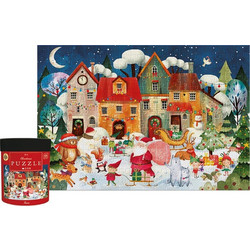 Puzzle interDRUK Winter Town 250 Κομμάτια