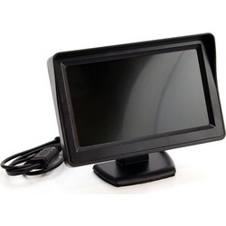 Amio - Universal Οθόνη Τεχνολογίας TFT LCD τύπου Αναδιπλούμενη διάσταση 4.3 ιντσών τάση λειτουργίας 12V για Επιβατικά Αυτοκίνητα - 1 τεμ. (01020/AM)
