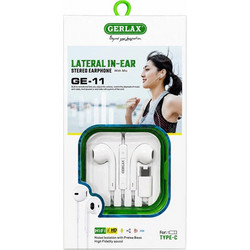 Gerlax GE-11T Handsfree In-Ear Type-C White